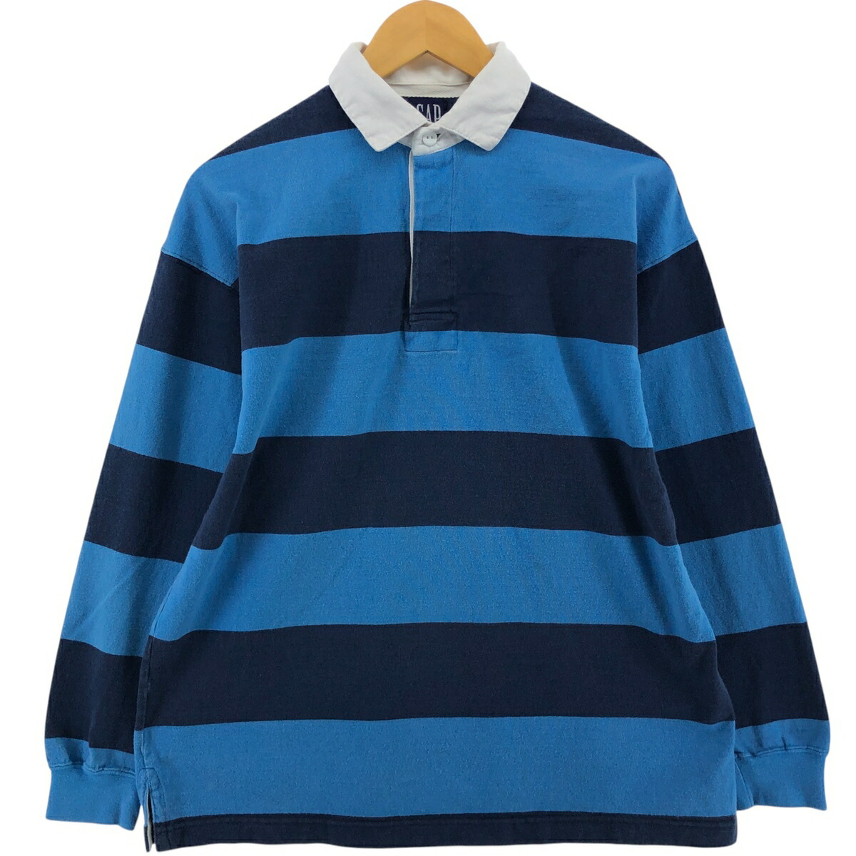古着 90年代 ギャップ GAP オールドギャップ ボーダー柄 長袖 ラガー