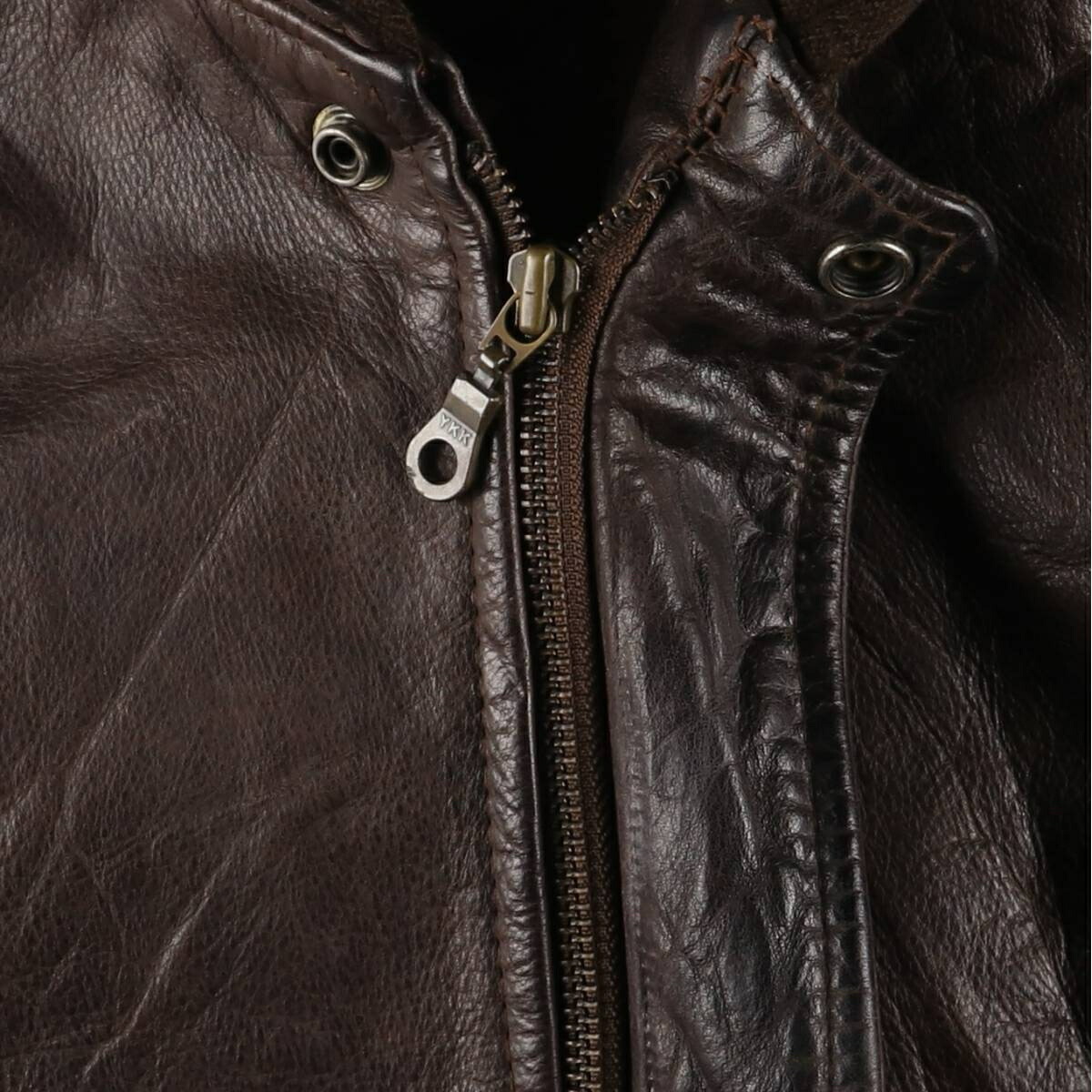 古着 REDSKINS レザーフライトジャケット フランス製 メンズL相当