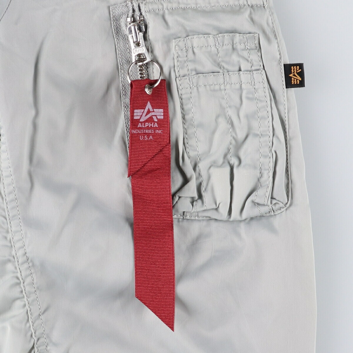 古着 民間品 アルファ ALPHA MA-1タイプ 星条旗柄 NASA ミリタリー