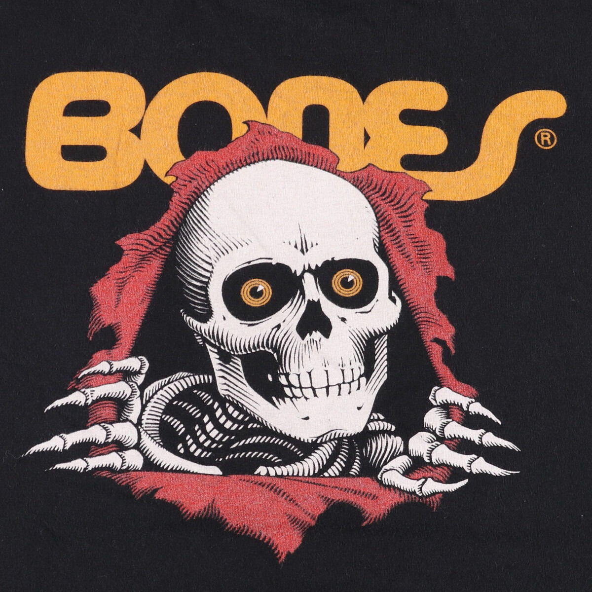 古着 パウエル ペラルタ POWELL PERALTA BONES ドクロ柄 スカル柄