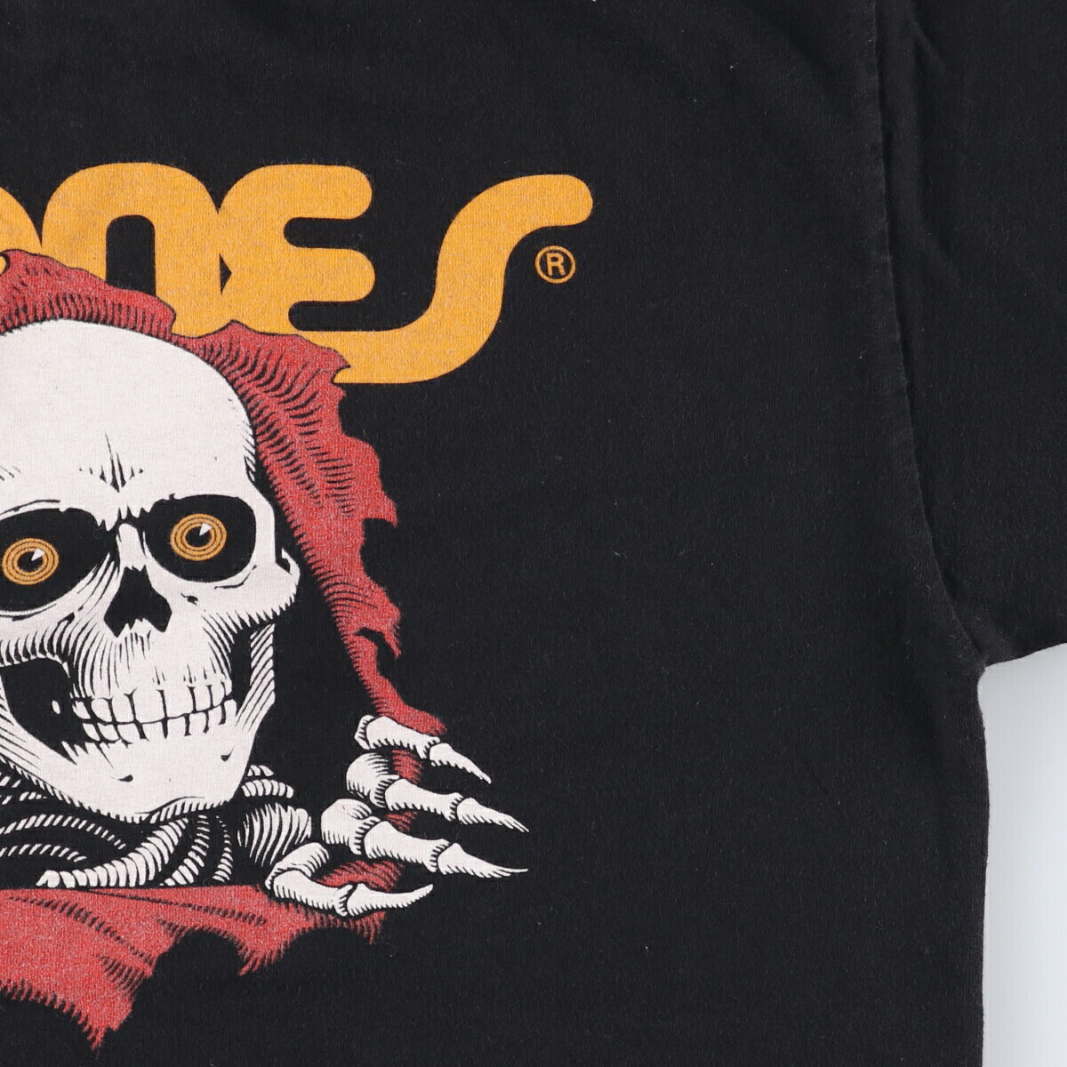 古着 パウエル ペラルタ POWELL PERALTA BONES ドクロ柄 スカル柄