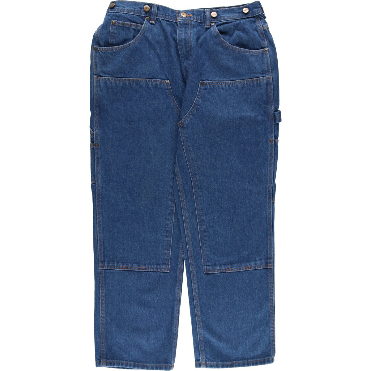 古着 キー Key ダブルニー デニムペインターパンツ メンズw36相当