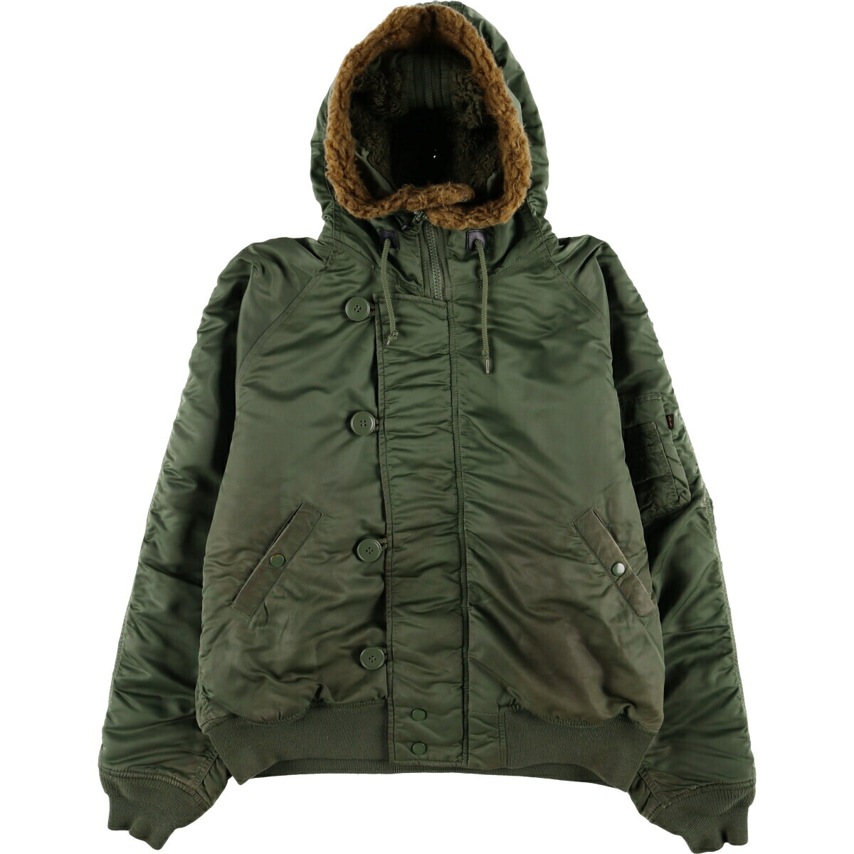 古着 90年代 民間品 アルファ ALPHA N-2Bタイプ 中綿入り ミリタリー