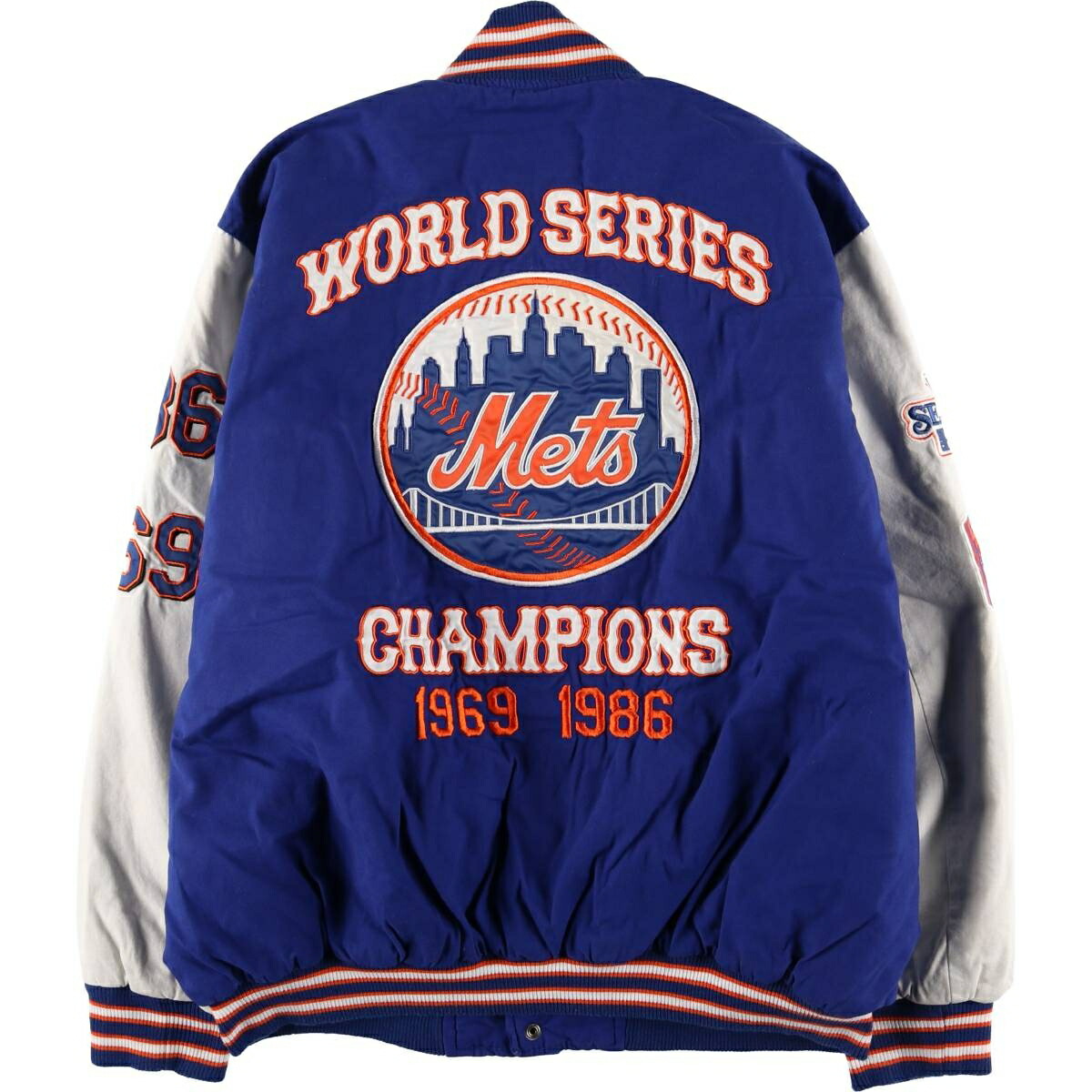 古着 G-III Sports MLB NEWYORK METS ニューヨークメッツ 中綿入り