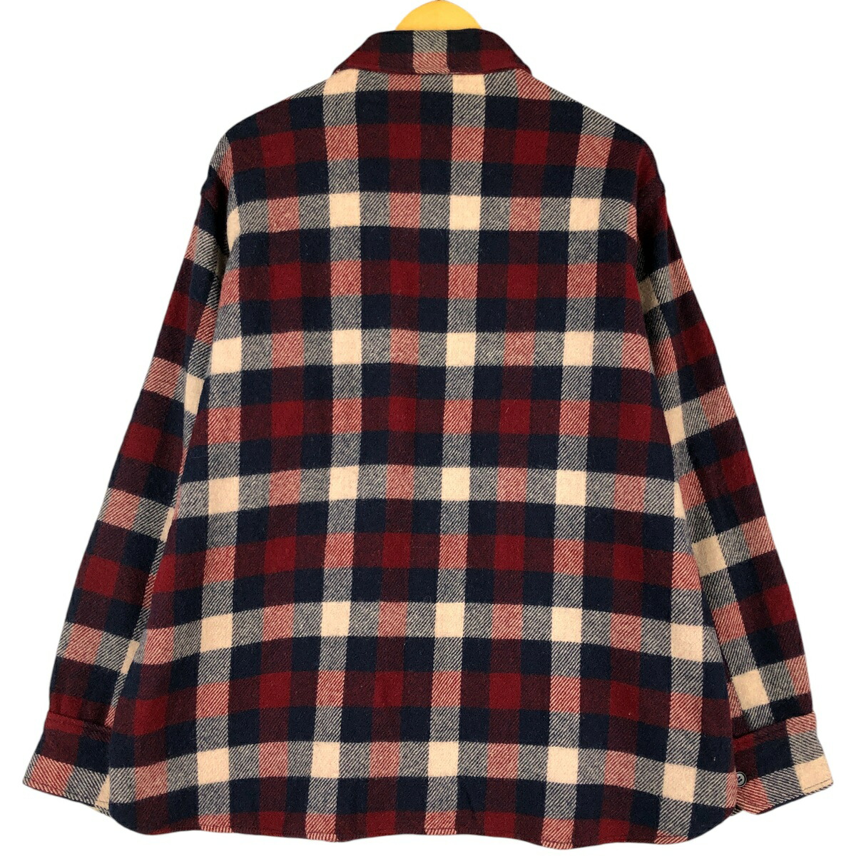 70sシアーズ バッファローチェックウールシャツ 2337 古着70年代Sears