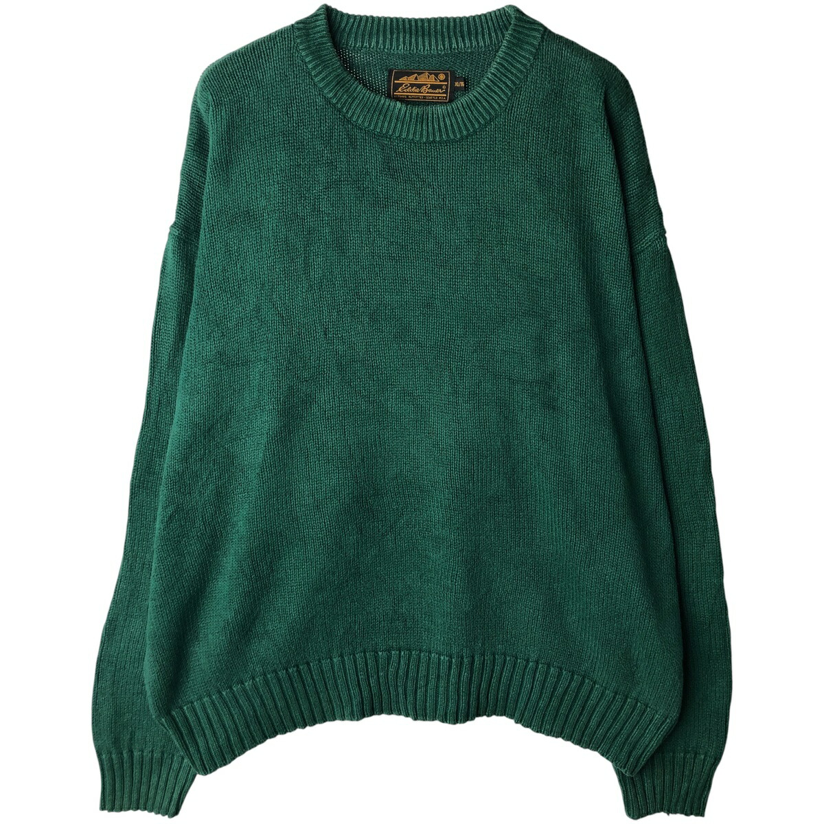 古着 80～90年代 エディーバウアー Eddie Bauer 黒タグ ニットセーター
