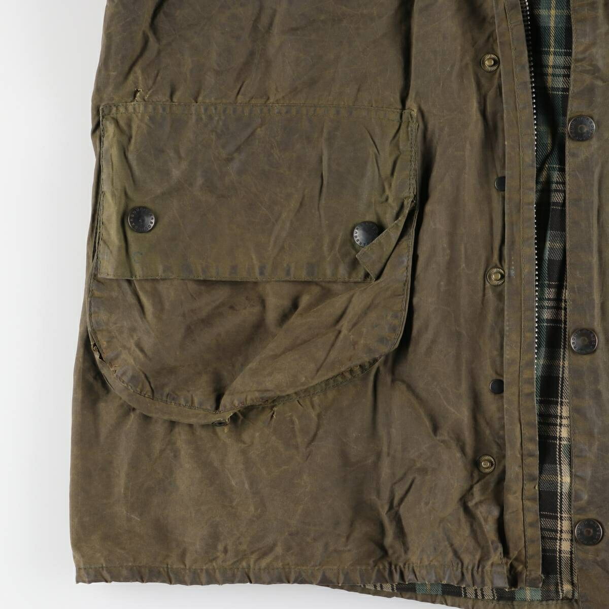 古着 80年代 バブアー Barbour GAMEFAIR ゲームフェアー 2ワラント