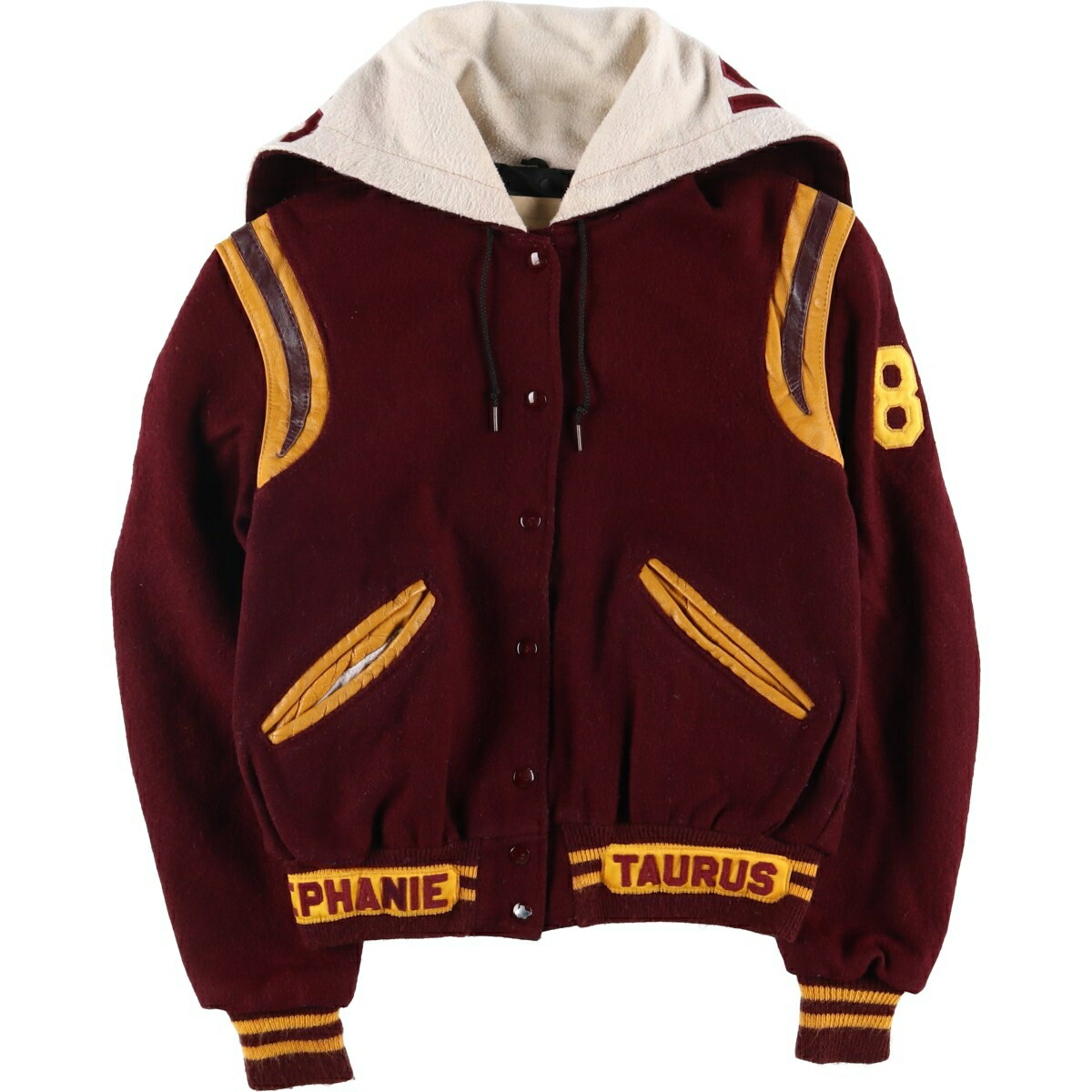 古着 70～80年代 デロング DeLONG フード付き セーラーカラー ウール