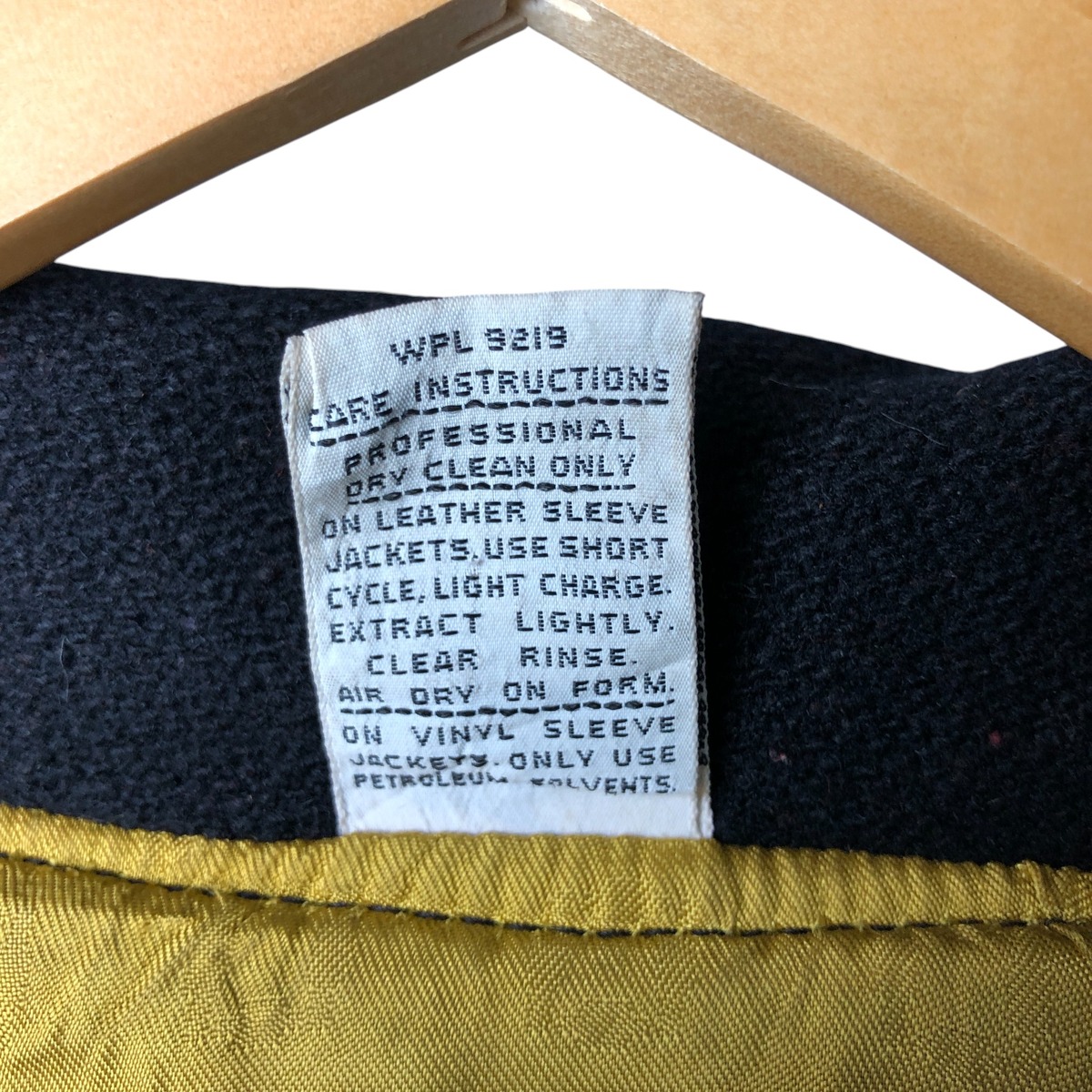 古着 70年代 KAYE BROS セーラーカラー ウールスタジャン アワード