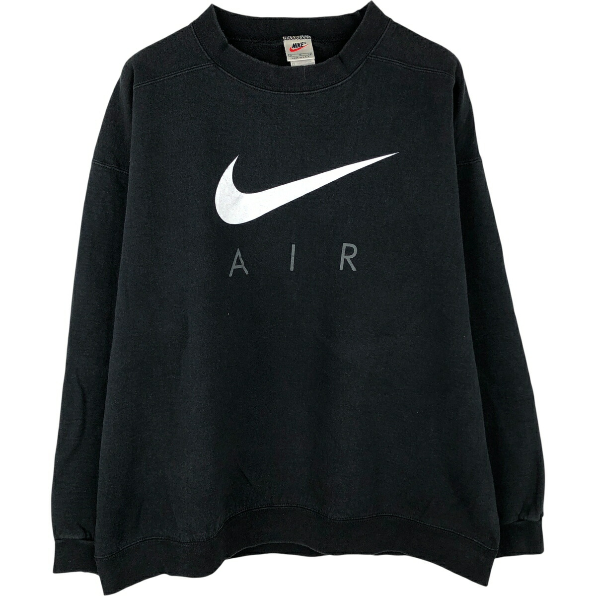古着 90年代 ナイキ NIKE AIR ロゴスウェットシャツ トレーナー USA製