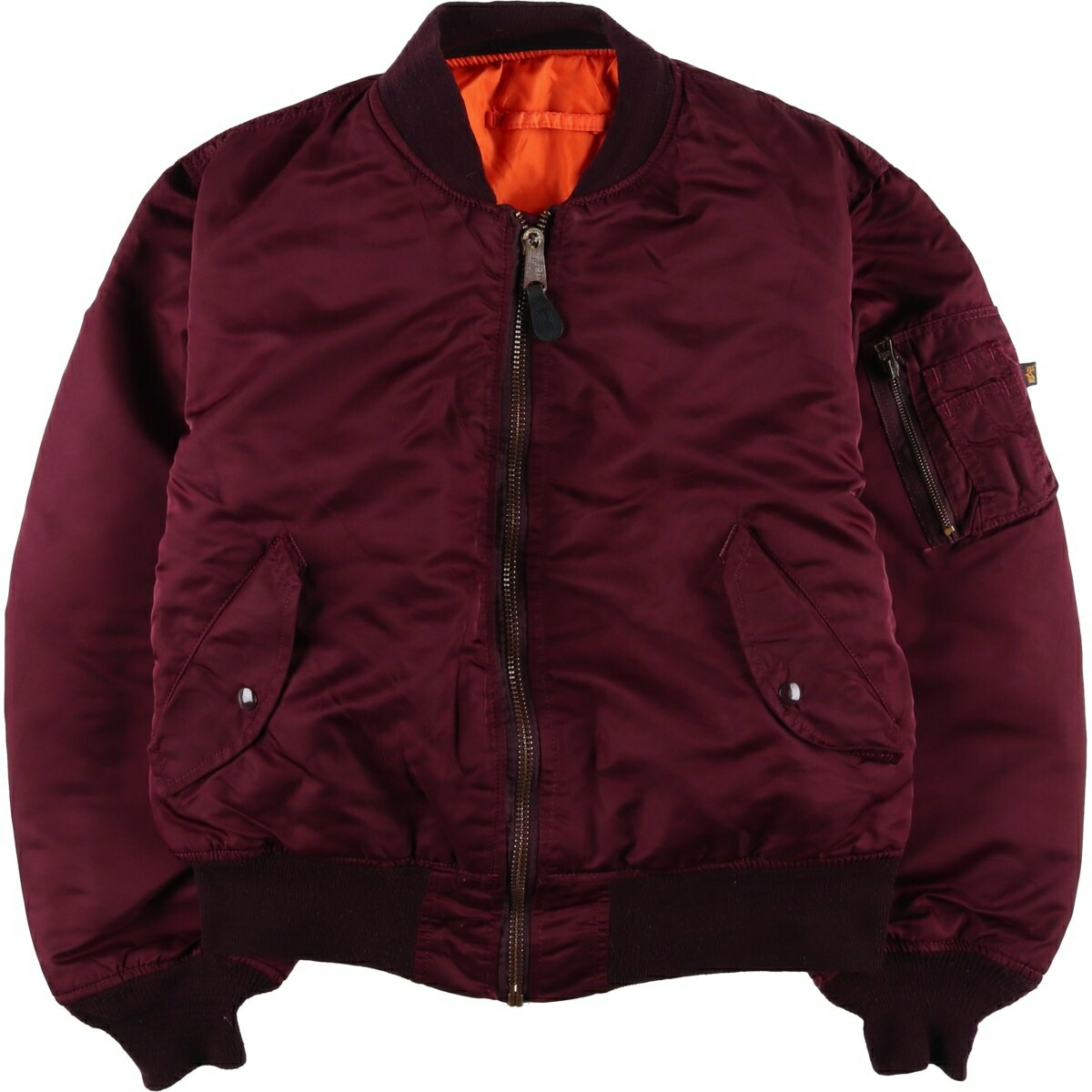 古着 90年代 民間品 アルファ ALPHA MA-1タイプ 中綿入り ミリタリー