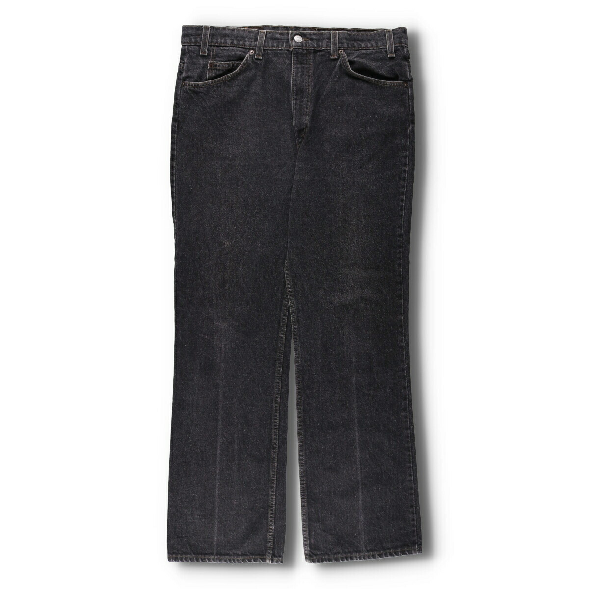 古着 90年代 リーバイス Levis 517 先染め ブラックデニム フレア