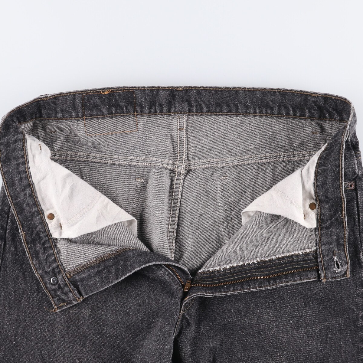 古着 90年代 リーバイス Levis 517 先染め ブラックデニム フレア