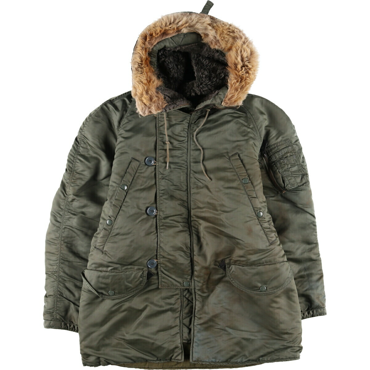 古着 訳あり特価 60年代 N-3B ミリタリー フライトジャケット メンズL