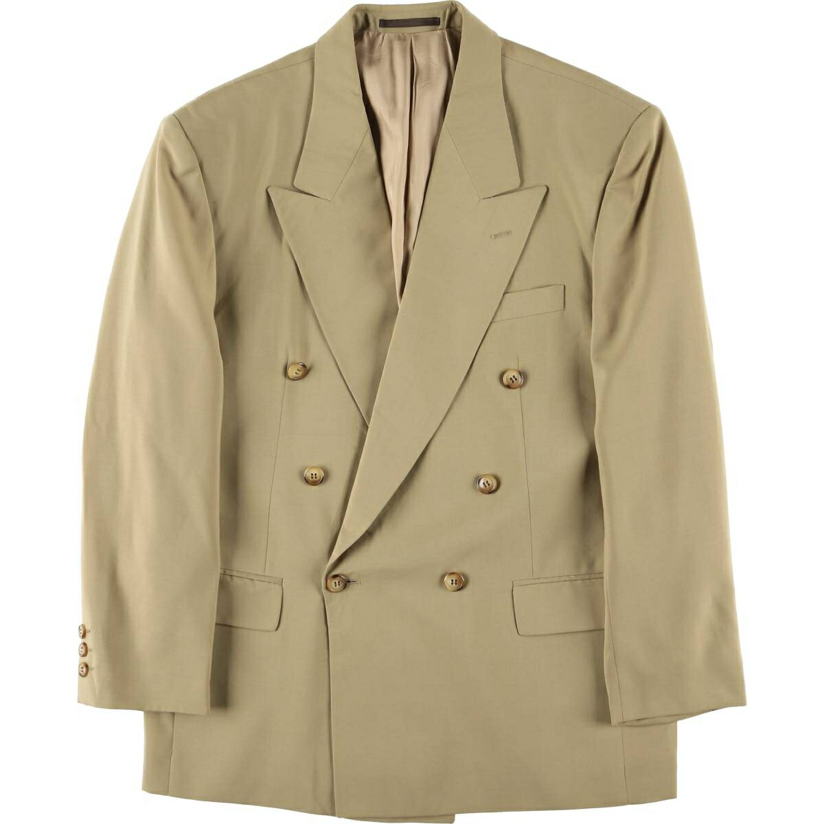 古着 イヴサンローラン Yves Saint Laurent ダブルブレスト ピークド