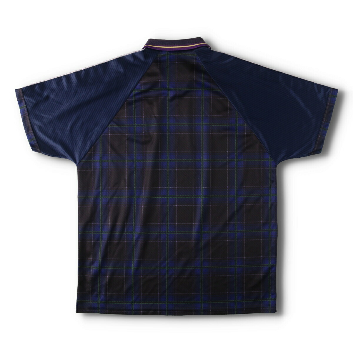 90sスコットランド代表ユニフォームUmbro チェック柄サッカーシャツ