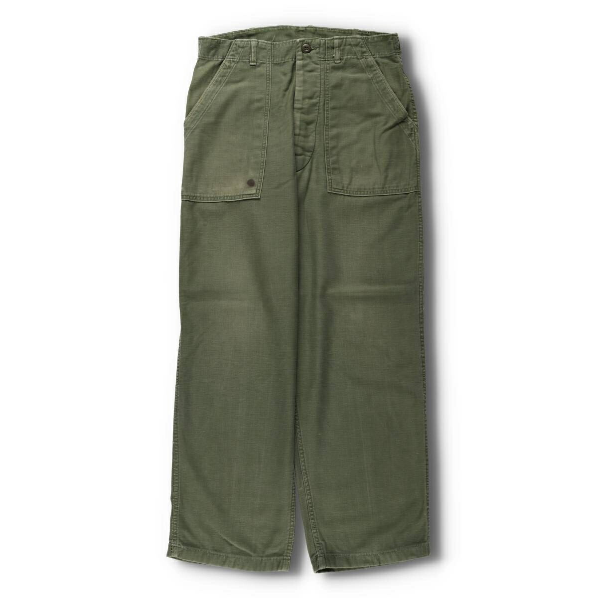 古着 60年代 米軍 ミリタリー ベイカーパンツ 34×31 メンズw32相当