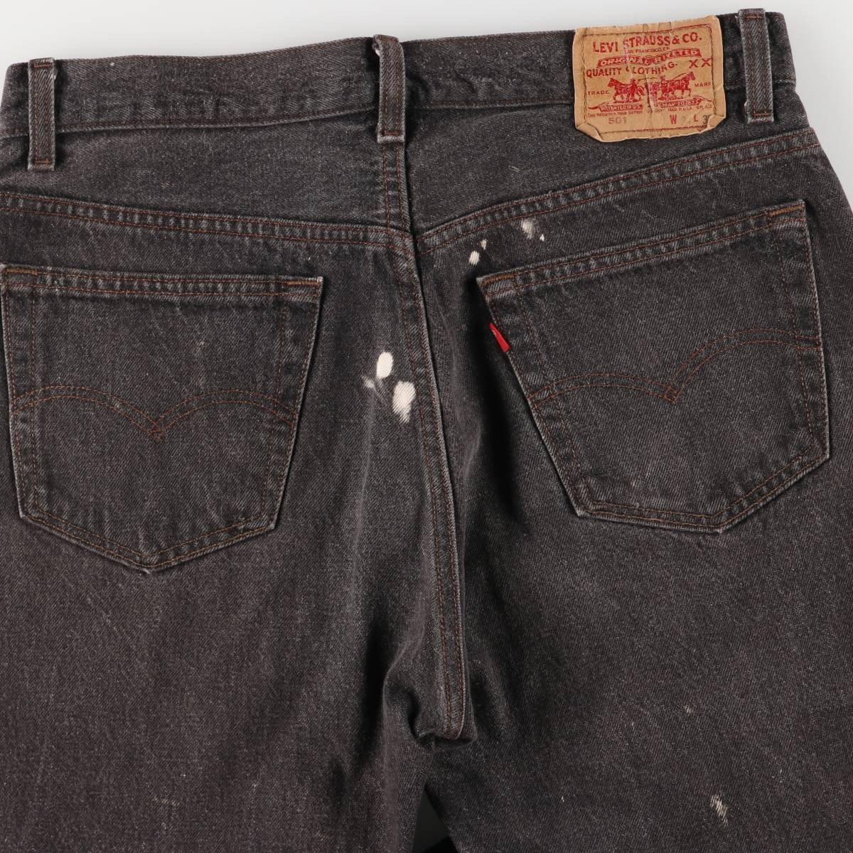 古着 90年代 リーバイス Levis 501-0658 先染め ブラックデニム