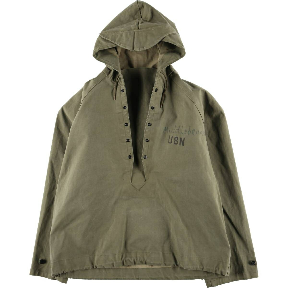 古着 米軍実品 40～50年代 U.S.NAVY N-2 レインデッキパーカー