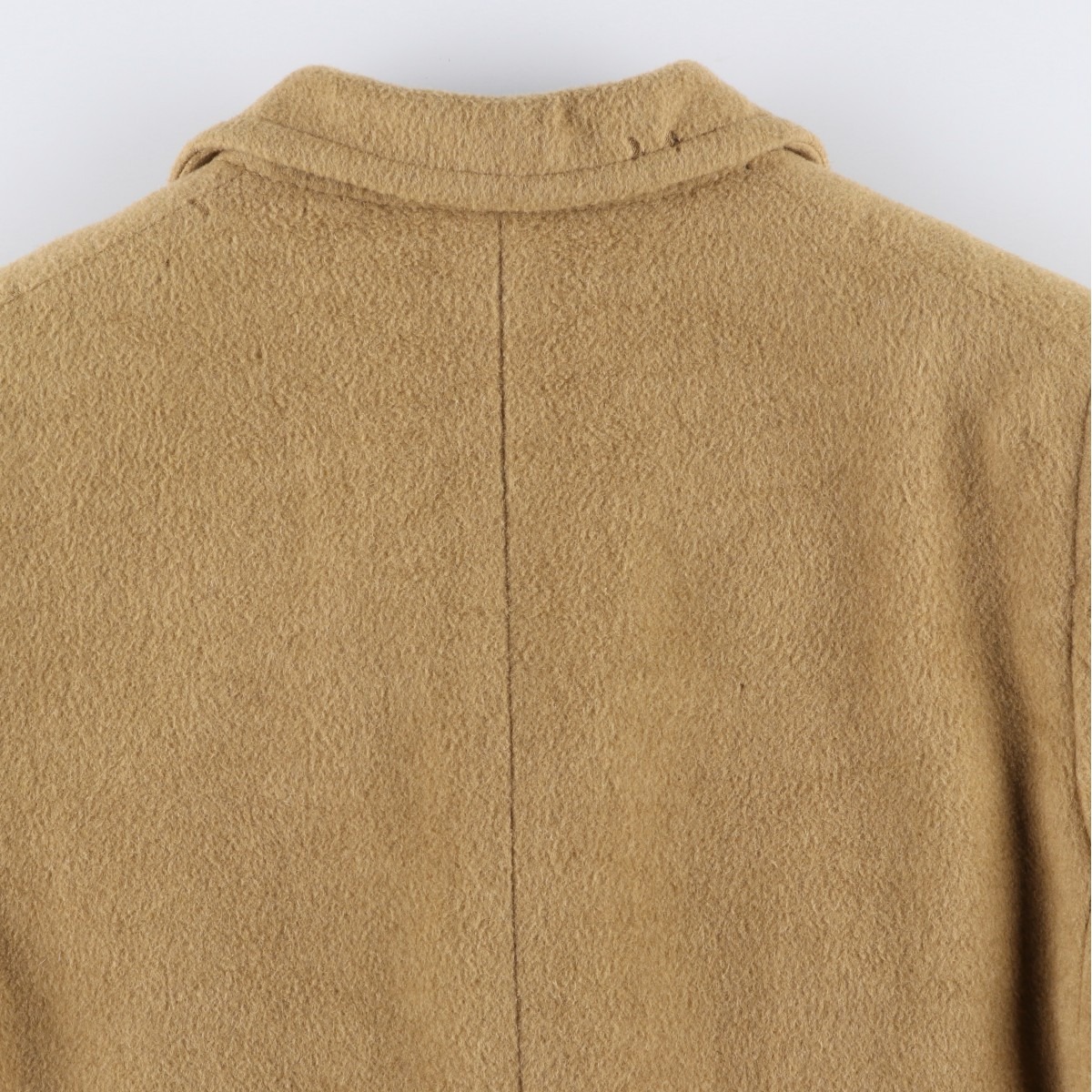 古着 プラダ PRADA キャメルヘア チェスターコート イタリア製 メンズM
