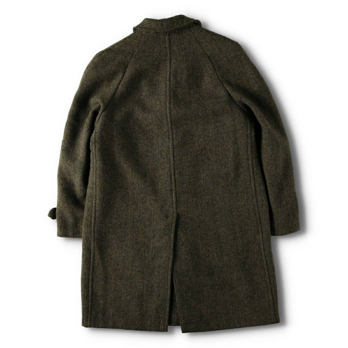 古着 60年代 Harris Tweed ハリスツイード ヘリンボーン ウールロング