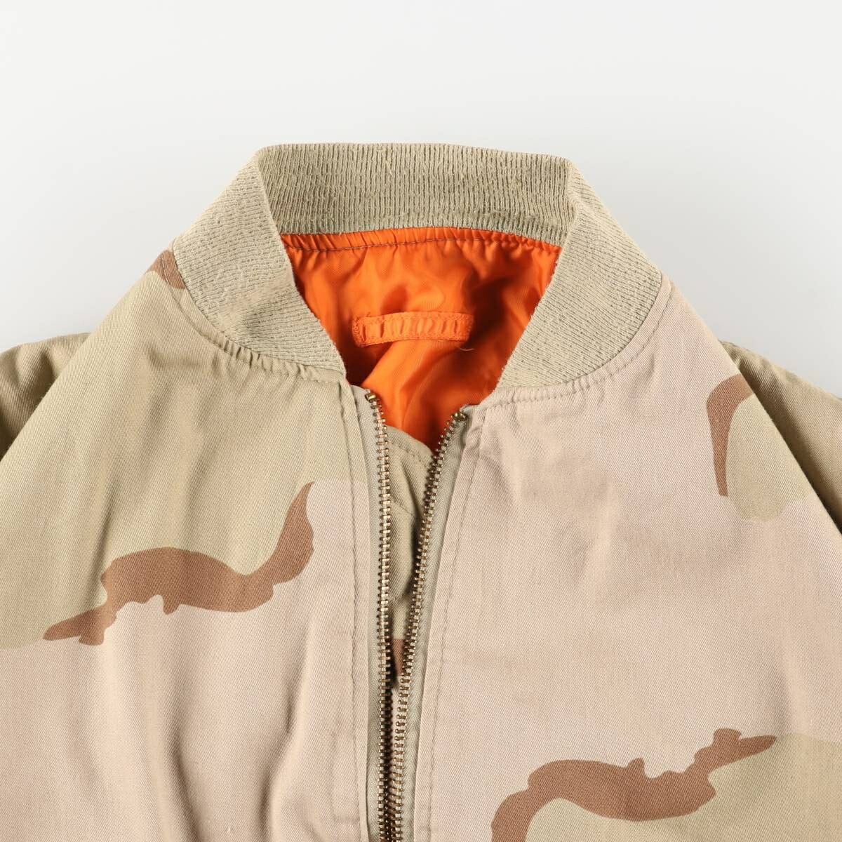 古着 80～90年代 民間品 アルファ ALPHA MA-1タイプ 迷彩柄 3C