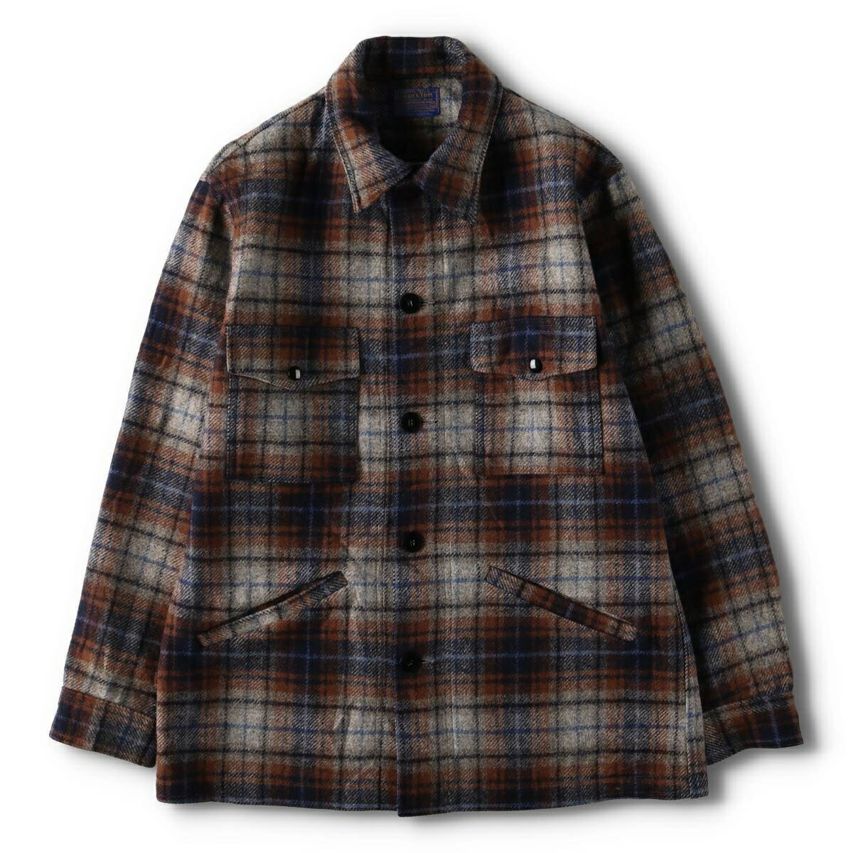 古着 70年代 ペンドルトン PENDLETON チェック柄 ウールジャケット USA