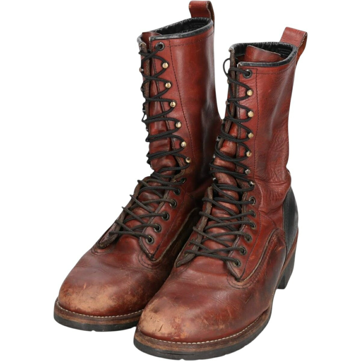 古着 レッドウィング RED WING 921 編み上げワークブーツ USA製 10E