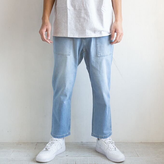 楽天市場】【 GRAMICCI グラミチ 】 STRETCH DENIM LOOSE TAPERED PANT