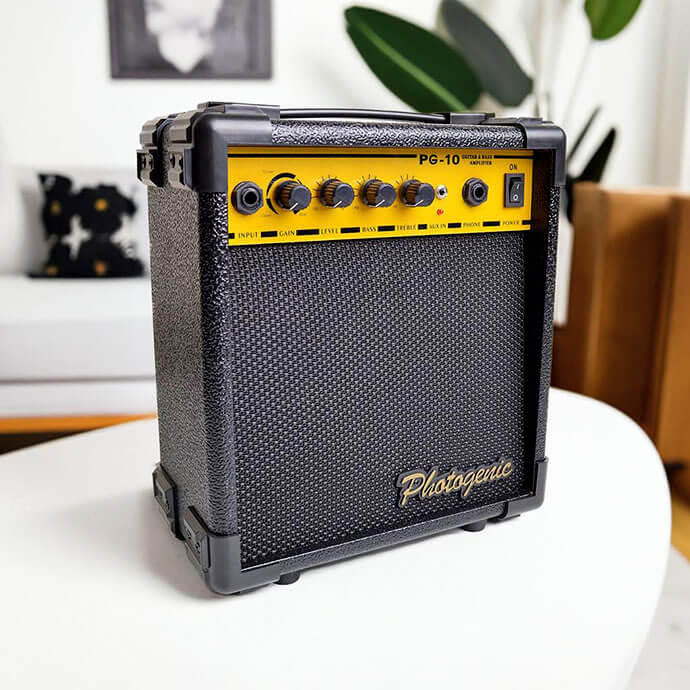 楽天市場】ギターアンプ ベースアンプ 兼用 PhotoGenic アンプ PG-10