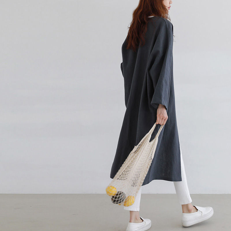 楽天市場】アウター 薄手 春 夏 レディース リネンジャケット ロング