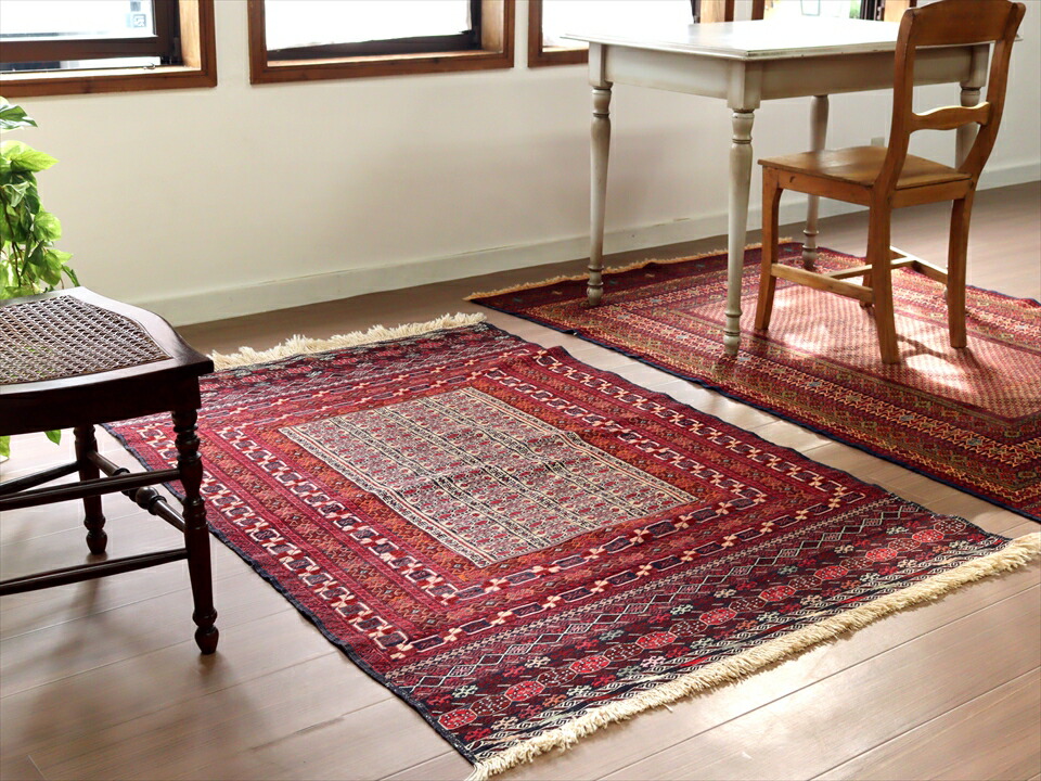 楽天市場】【15%OFFクーポン対象】オールドキリム バルーチ159×112cm