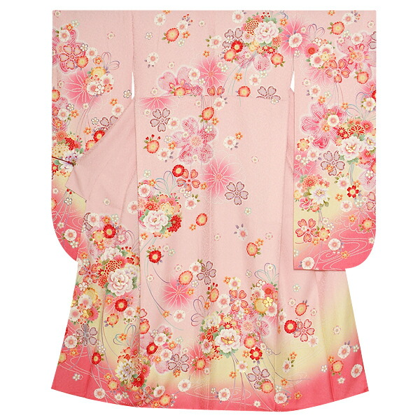 楽天市場】【成人式 振袖 レンタル】RS1053 正絹 ピンク 花くす玉に