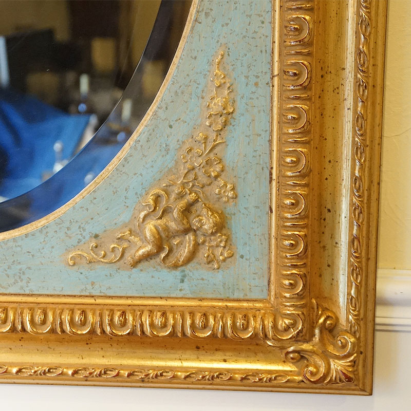 楽天市場】鏡 壁掛け アンティーク イタリア製 鏡 ミラー クラシック