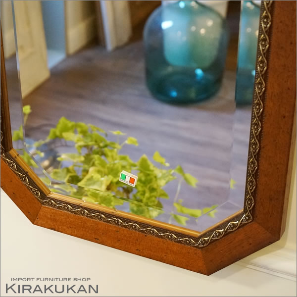 楽天市場】鏡 壁掛け イタリア製 古木風 姿見 鏡 ミラー 姿見