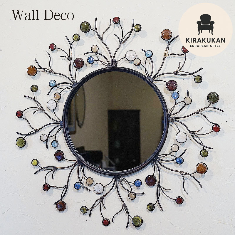 楽天市場】壁飾り アイアン 陶器 壁掛け インテリア雑貨 ウォールデコ