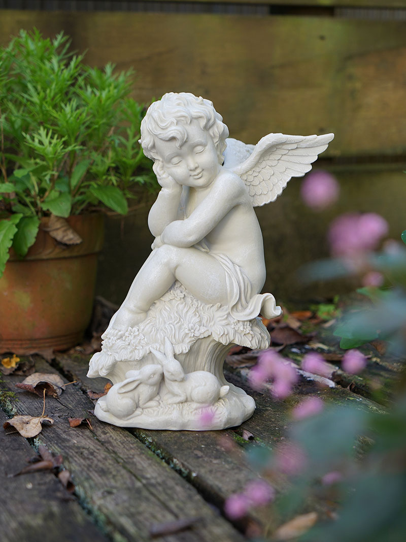 楽天市場】エンジェル 置物 エンジェル・うたたねエンジェル 天使 置物
