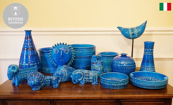 ヴィンテージ　BITOSSI ビトッシ リミニブルー 楽天市場】BITOSSI ビトッシ イタリア製 置物 ヒツジ リミニブルー