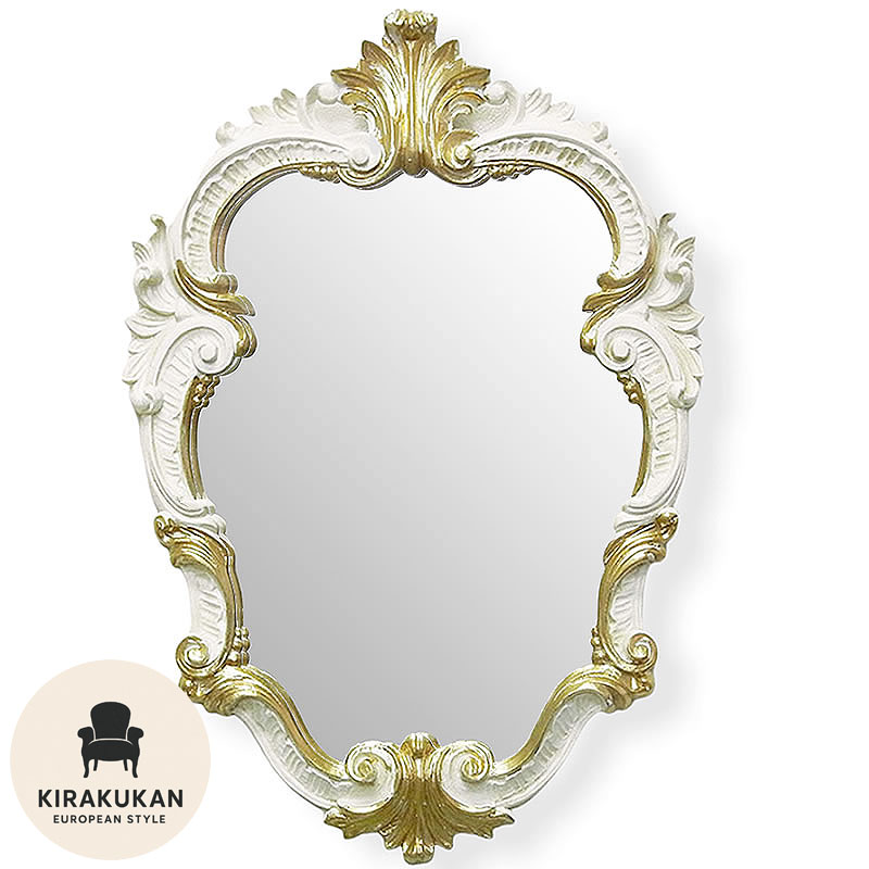 楽天市場】鏡 壁掛け アンティーク イタリア製 クラシックミラー