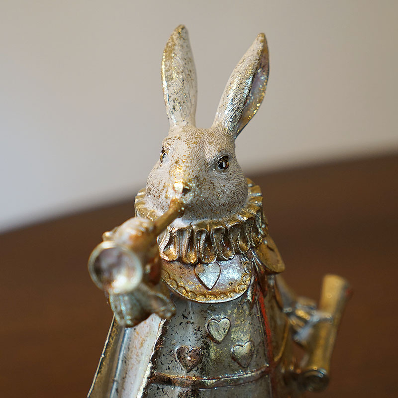 楽天市場】バロックラビット トランペット 置物 おしゃれ オブジェ