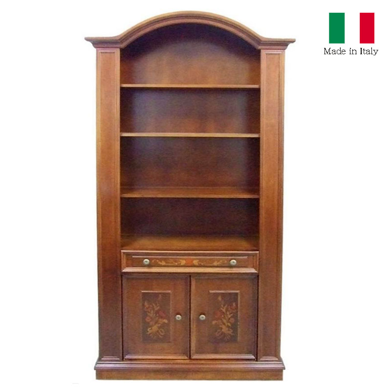 楽天市場】イタリア家具 クラウディオ ブックケース 本棚 書棚 象嵌