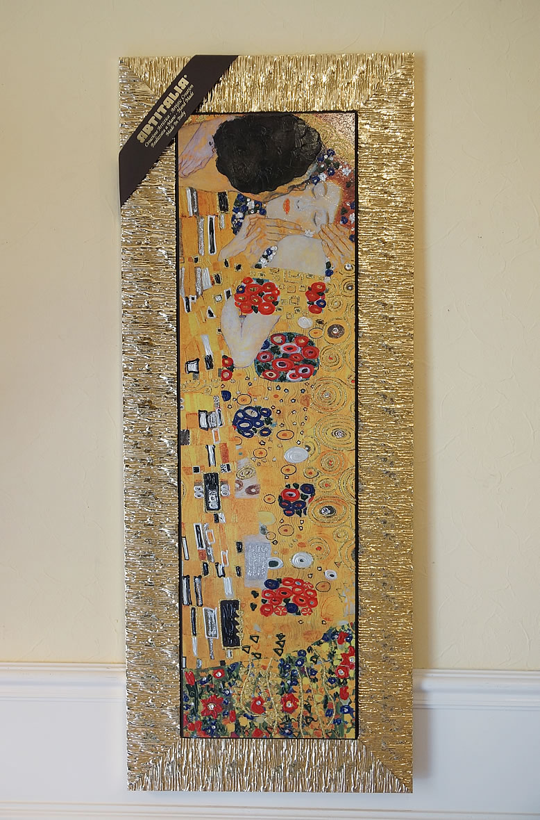 楽天市場】絵画 インテリア クリムト 接吻 Kiss イタリア製 クリムト