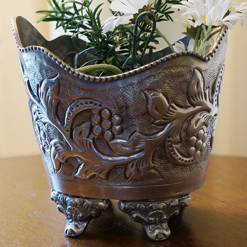 楽天市場】プランターカバー おしゃれ 鉢カバー 真鍮 ブラス製