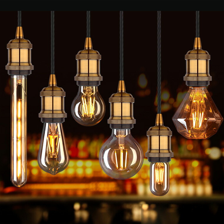 楽天市場】エジソン電球 T45 エジソンバルブ アンティーク 照明 レトロ