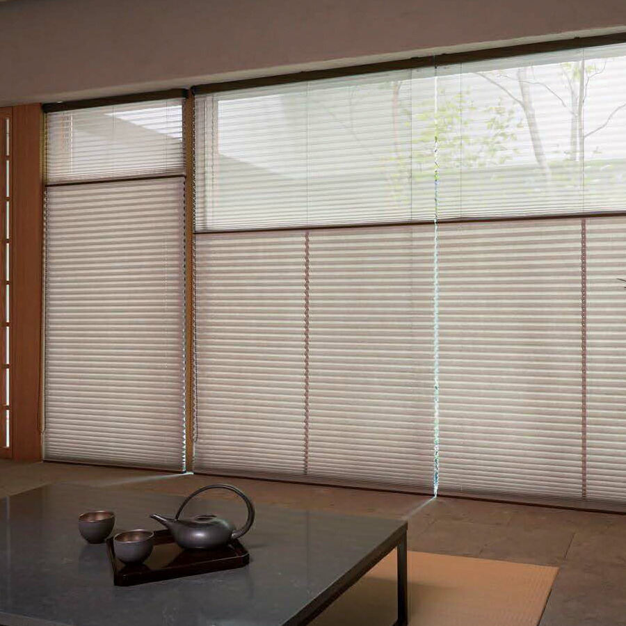 楽天市場】プリーツスクリーン もなみ ニチベイ M5084〜M5089 ツイン