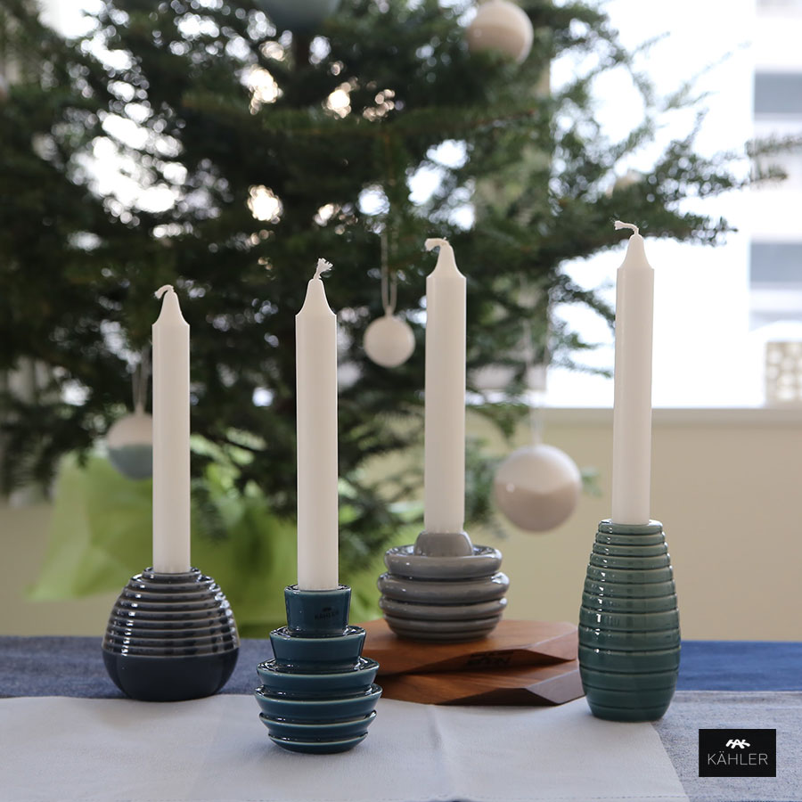 ☆KAHLERケーラー☆CONOキャンドルホルダー☆4個セット☆美品☆ KAHLER