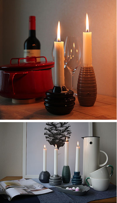 ☆KAHLERケーラー☆CONOキャンドルホルダー☆4個セット☆美品☆ KAHLER