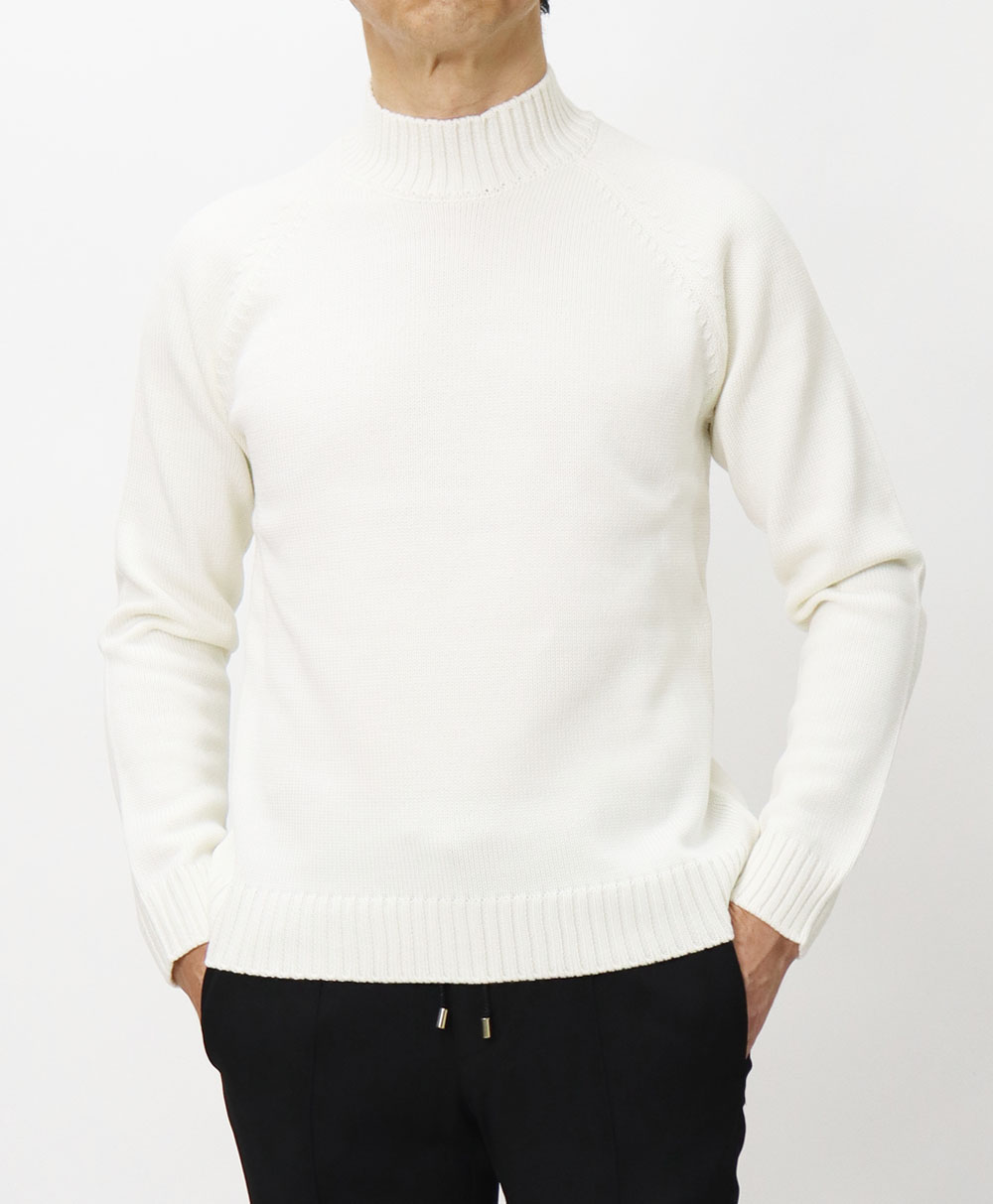 ザノーネ / ZANONE / モックネック ニット / ウール / 5ゲージ 5G