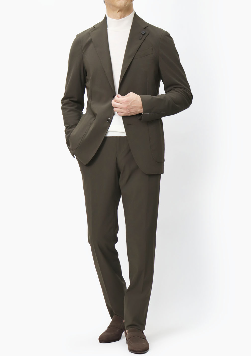 ラルディーニ / LARDINI / イージーウェア / EASY WEAR / 3B段返りワン