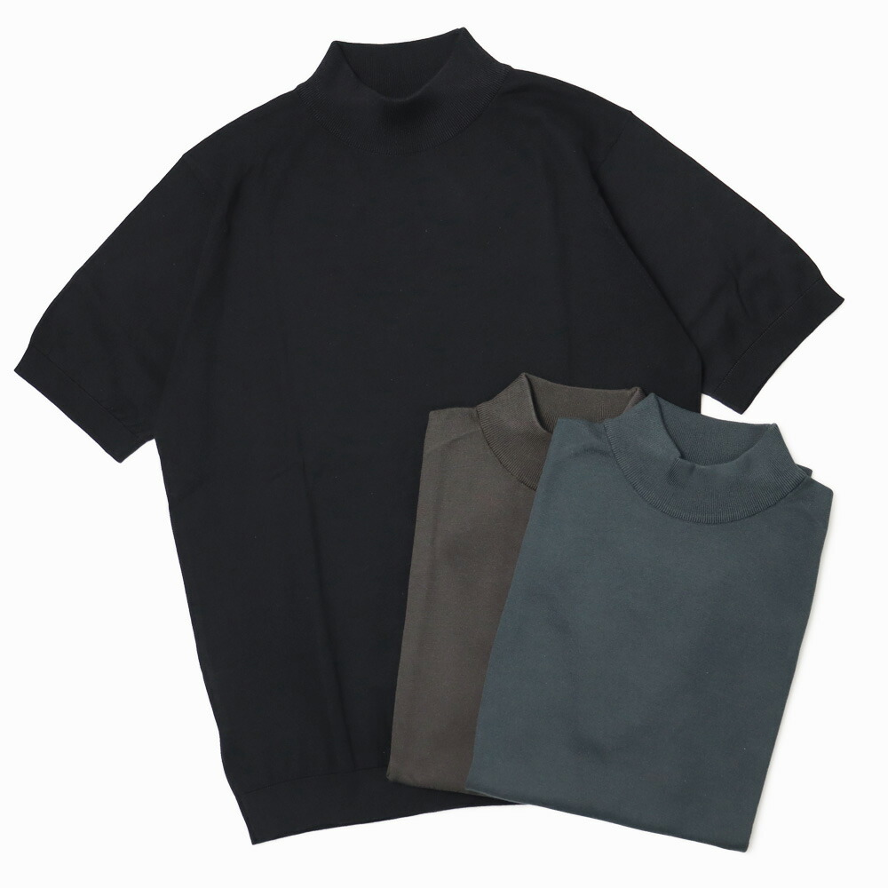 ジョンスメドレー / JOHN SMEDLEY / S4627 / モックネック ニット